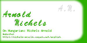 arnold michels business card
